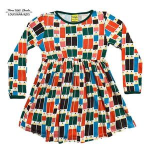 DUNS Sweden Sz 122 (7Y) Organic Pencils Dress